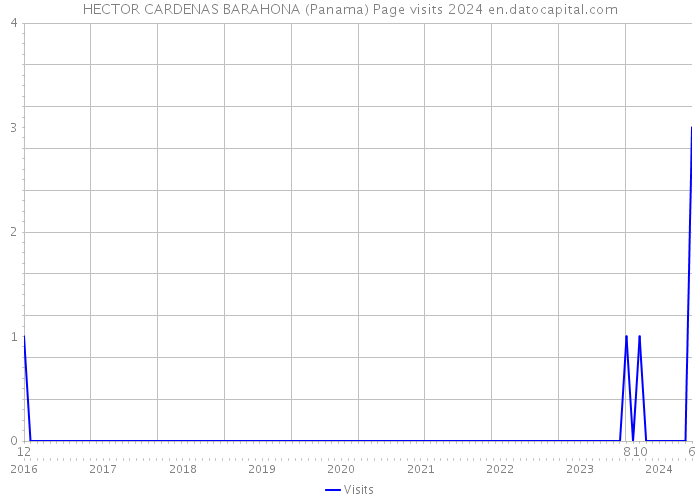 HECTOR CARDENAS BARAHONA (Panama) Page visits 2024 