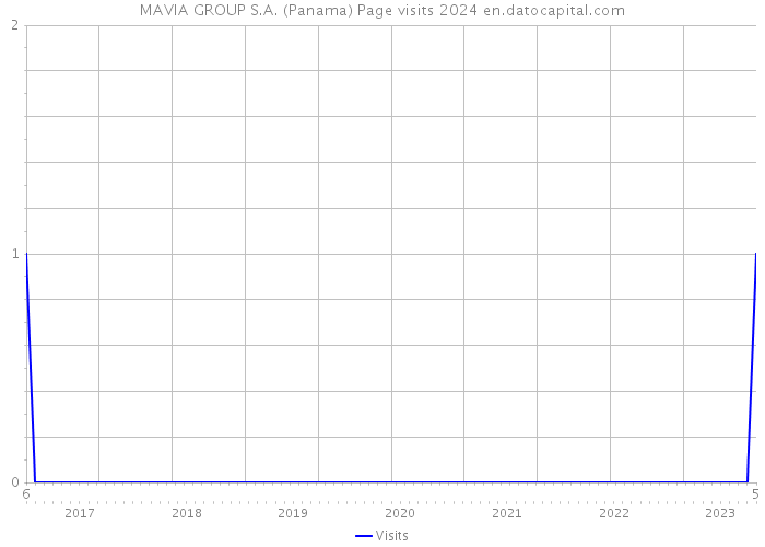 MAVIA GROUP S.A. (Panama) Page visits 2024 