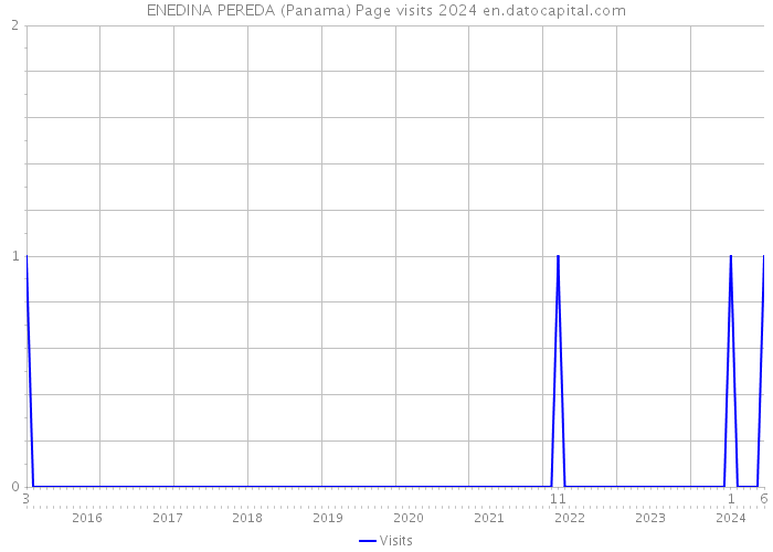 ENEDINA PEREDA (Panama) Page visits 2024 