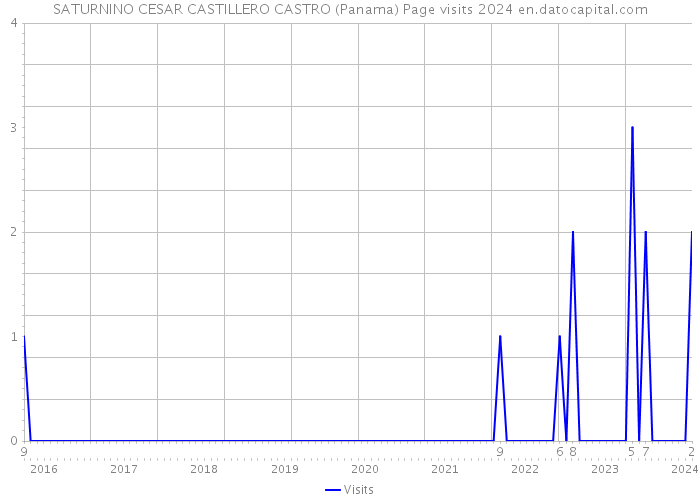 SATURNINO CESAR CASTILLERO CASTRO (Panama) Page visits 2024 