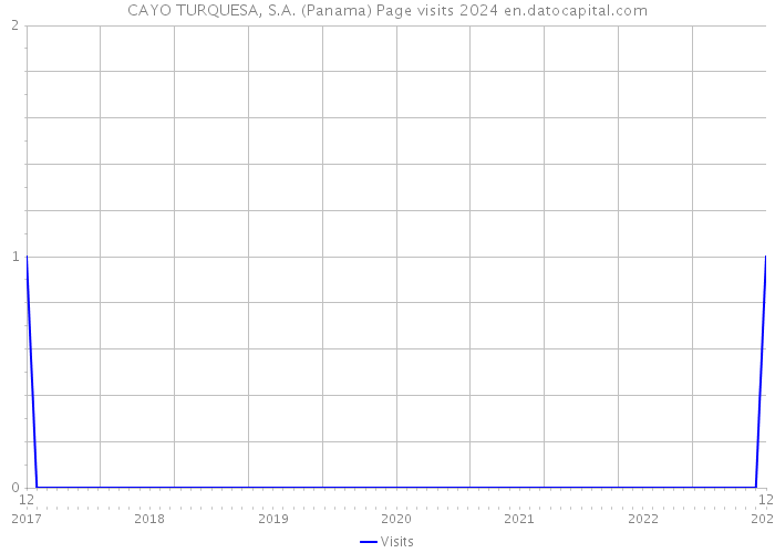CAYO TURQUESA, S.A. (Panama) Page visits 2024 