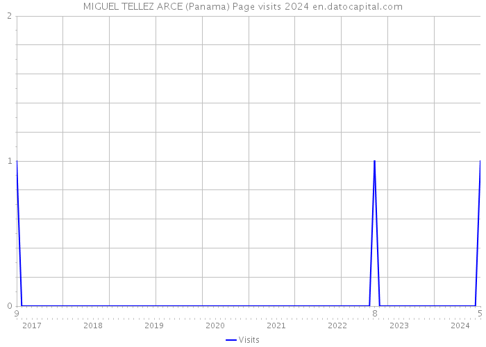 MIGUEL TELLEZ ARCE (Panama) Page visits 2024 