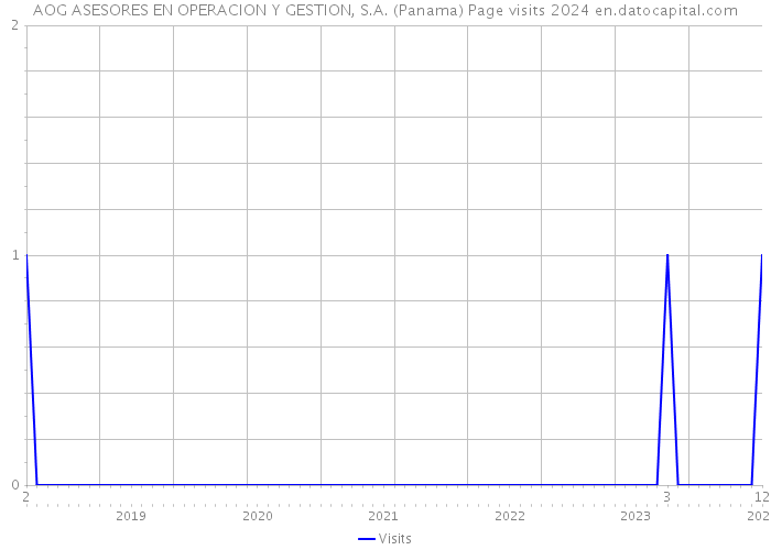 AOG ASESORES EN OPERACION Y GESTION, S.A. (Panama) Page visits 2024 