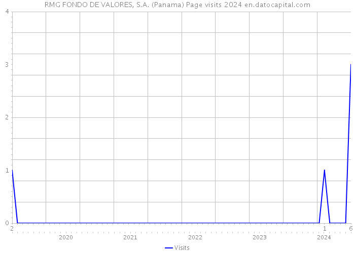 RMG FONDO DE VALORES, S.A. (Panama) Page visits 2024 