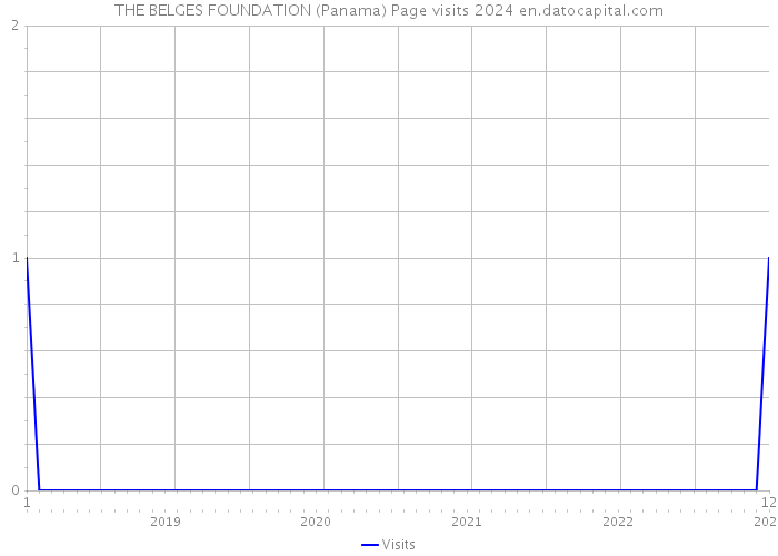 THE BELGES FOUNDATION (Panama) Page visits 2024 