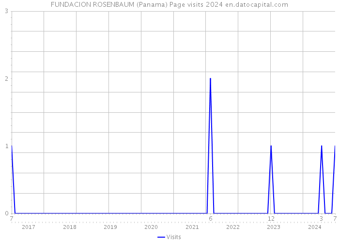 FUNDACION ROSENBAUM (Panama) Page visits 2024 