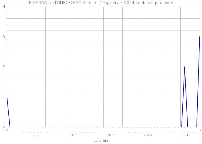 RICARDO ANTONIO BOZZO (Panama) Page visits 2024 
