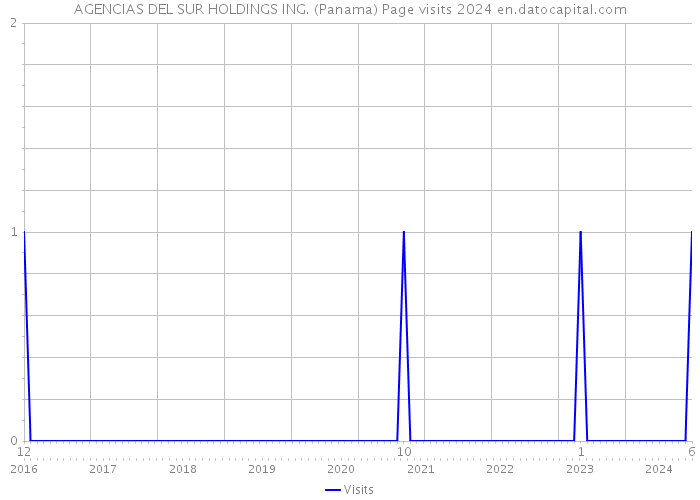 AGENCIAS DEL SUR HOLDINGS ING. (Panama) Page visits 2024 