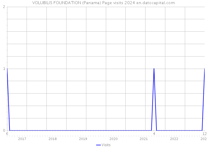 VOLUBILIS FOUNDATION (Panama) Page visits 2024 