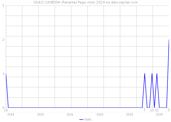 GIULO CANESSA (Panama) Page visits 2024 