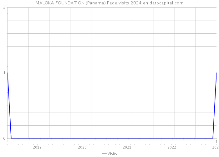 MALOKA FOUNDATION (Panama) Page visits 2024 