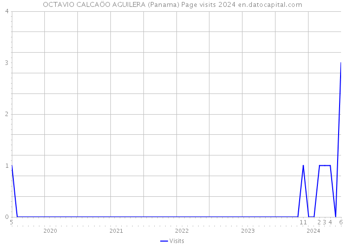OCTAVIO CALCAÖO AGUILERA (Panama) Page visits 2024 