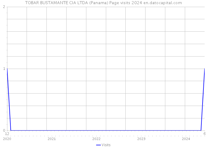 TOBAR BUSTAMANTE CIA LTDA (Panama) Page visits 2024 
