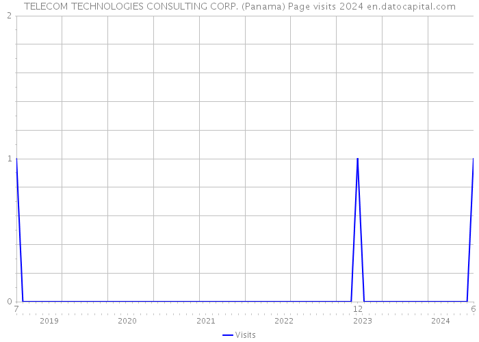 TELECOM TECHNOLOGIES CONSULTING CORP. (Panama) Page visits 2024 