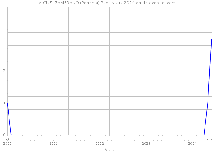 MIGUEL ZAMBRANO (Panama) Page visits 2024 