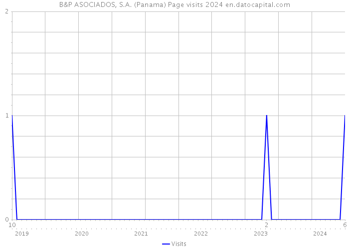 B&P ASOCIADOS, S.A. (Panama) Page visits 2024 