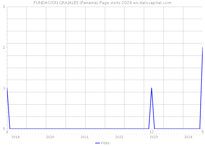 FUNDACION GRAJALES (Panama) Page visits 2024 