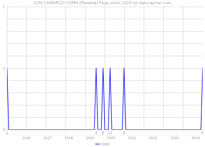LUIS CAMARGO COPRI (Panama) Page visits 2024 