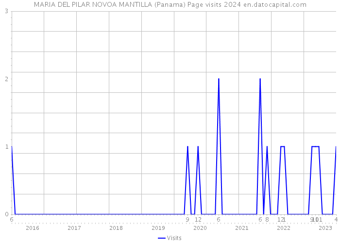 MARIA DEL PILAR NOVOA MANTILLA (Panama) Page visits 2024 