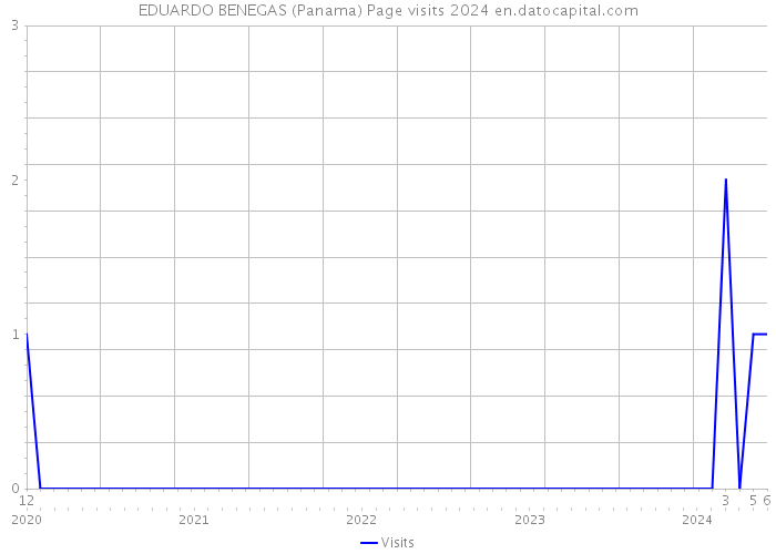 EDUARDO BENEGAS (Panama) Page visits 2024 