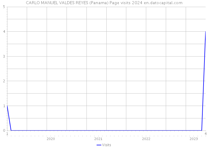 CARLO MANUEL VALDES REYES (Panama) Page visits 2024 