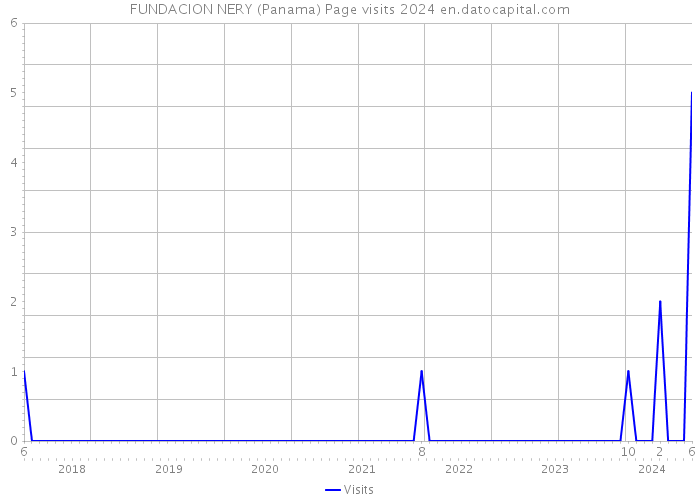 FUNDACION NERY (Panama) Page visits 2024 