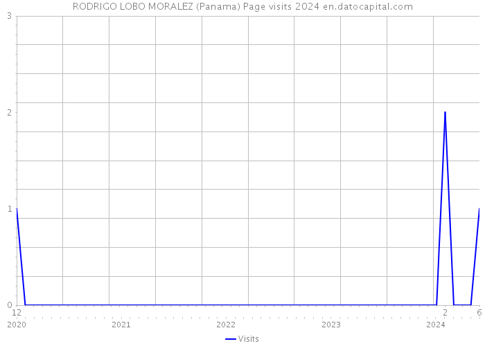 RODRIGO LOBO MORALEZ (Panama) Page visits 2024 