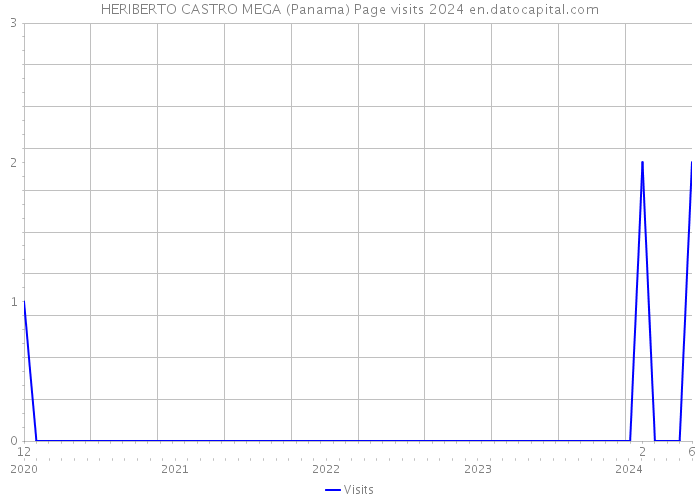 HERIBERTO CASTRO MEGA (Panama) Page visits 2024 