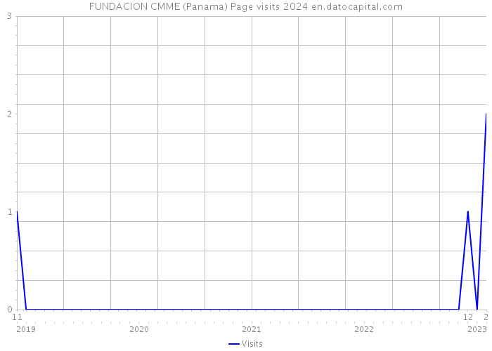 FUNDACION CMME (Panama) Page visits 2024 