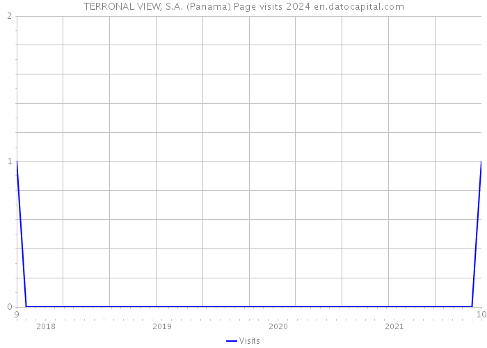 TERRONAL VIEW, S.A. (Panama) Page visits 2024 