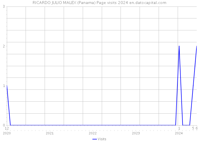 RICARDO JULIO MALEX (Panama) Page visits 2024 