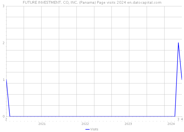 FUTURE INVESTMENT. CO, INC. (Panama) Page visits 2024 