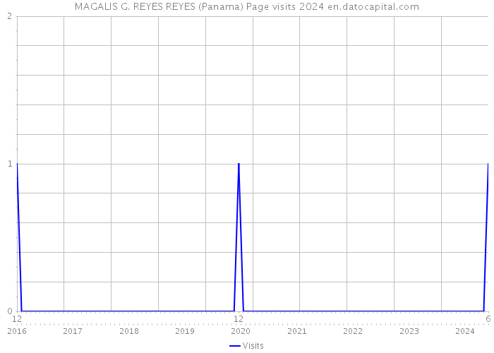 MAGALIS G. REYES REYES (Panama) Page visits 2024 