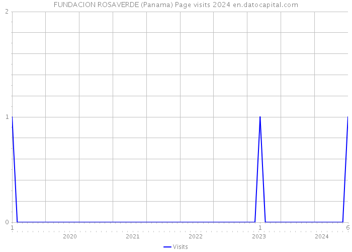 FUNDACION ROSAVERDE (Panama) Page visits 2024 