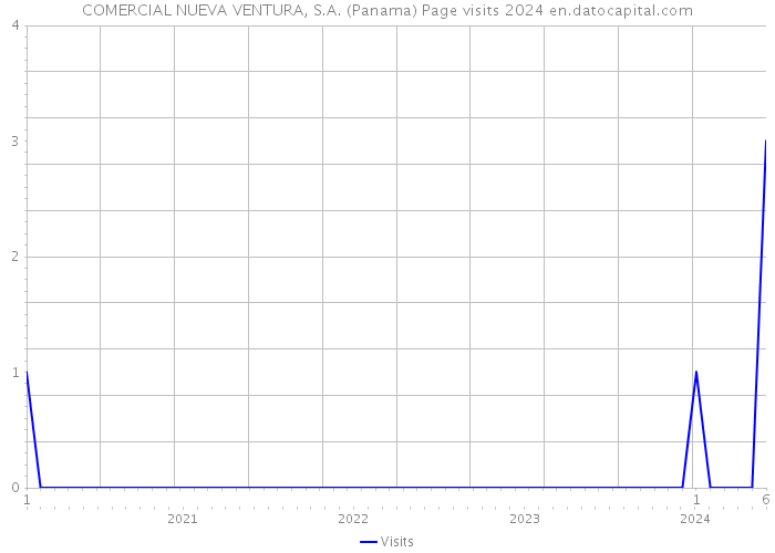 COMERCIAL NUEVA VENTURA, S.A. (Panama) Page visits 2024 