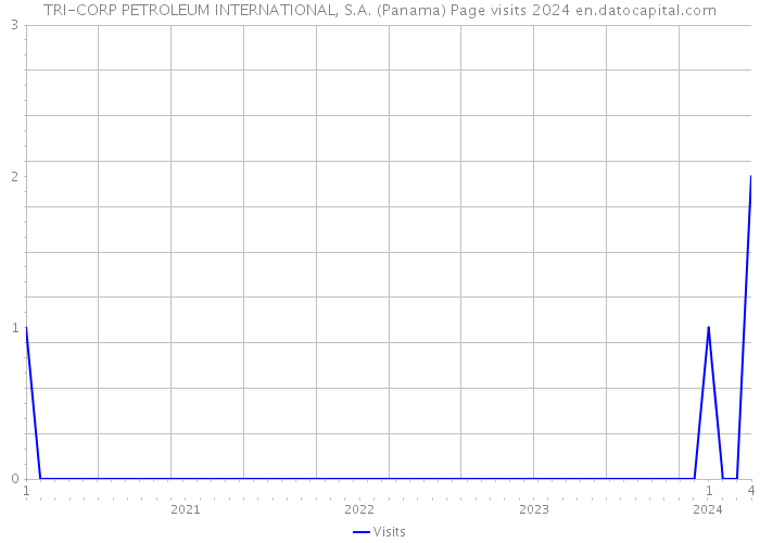 TRI-CORP PETROLEUM INTERNATIONAL, S.A. (Panama) Page visits 2024 