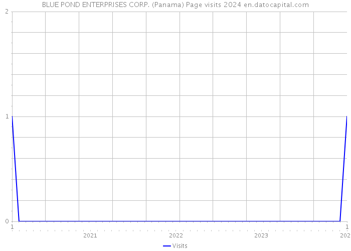 BLUE POND ENTERPRISES CORP. (Panama) Page visits 2024 
