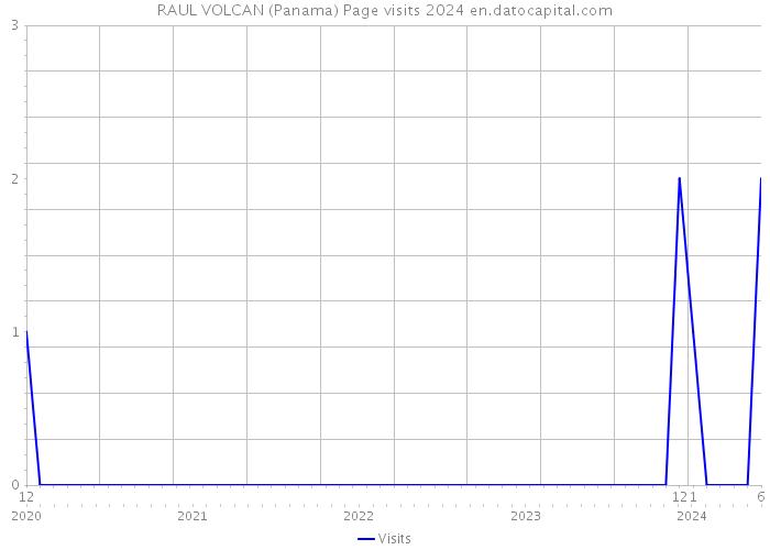RAUL VOLCAN (Panama) Page visits 2024 