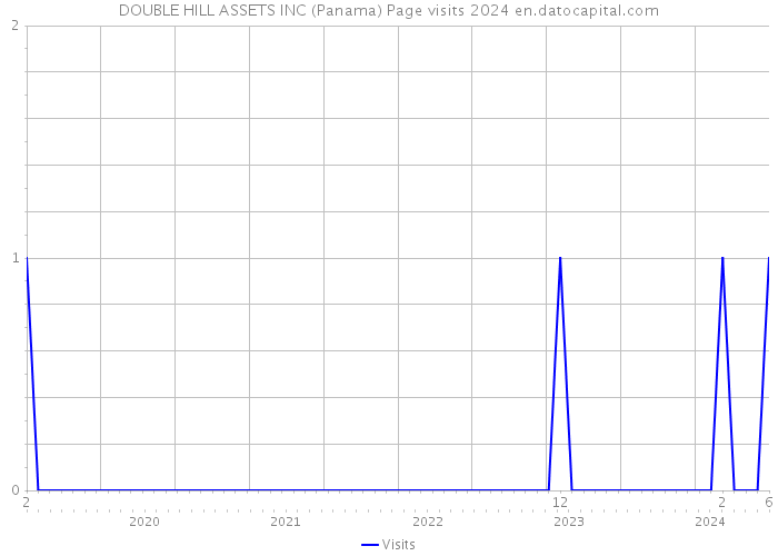 DOUBLE HILL ASSETS INC (Panama) Page visits 2024 