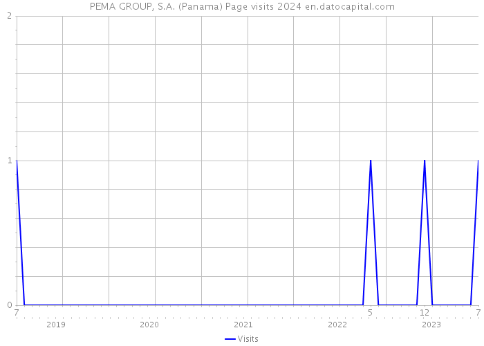 PEMA GROUP, S.A. (Panama) Page visits 2024 