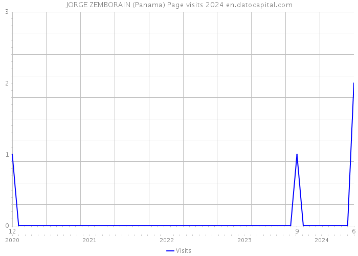 JORGE ZEMBORAIN (Panama) Page visits 2024 