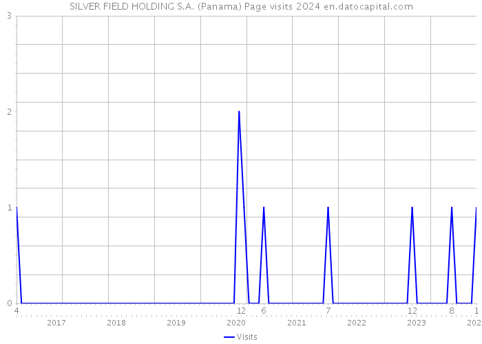 SILVER FIELD HOLDING S.A. (Panama) Page visits 2024 