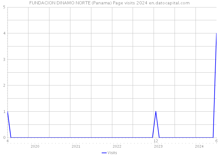 FUNDACION DINAMO NORTE (Panama) Page visits 2024 