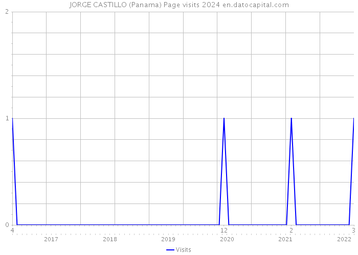 JORGE CASTILLO (Panama) Page visits 2024 