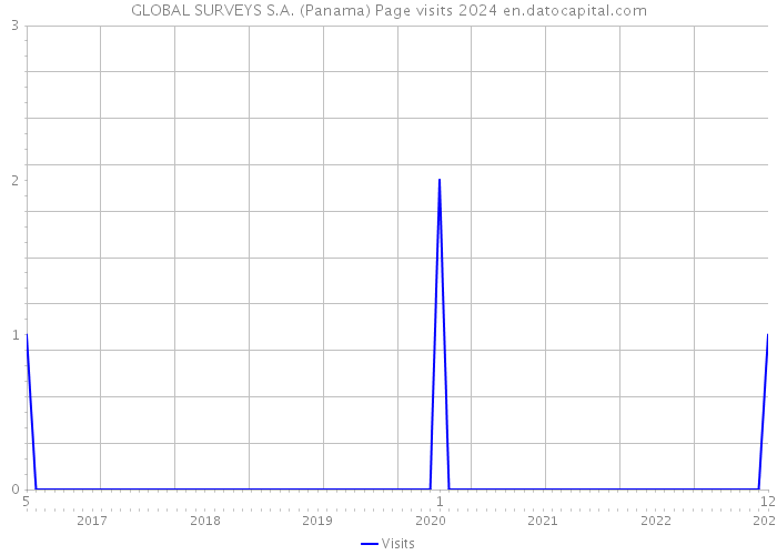 GLOBAL SURVEYS S.A. (Panama) Page visits 2024 