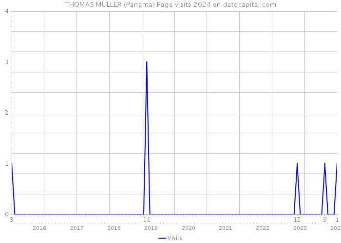 THOMAS MULLER (Panama) Page visits 2024 
