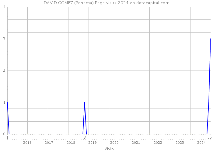 DAVID GOMEZ (Panama) Page visits 2024 