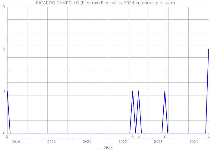 RICARDO CAMPOLLO (Panama) Page visits 2024 