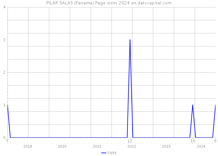 PILAR SALAS (Panama) Page visits 2024 
