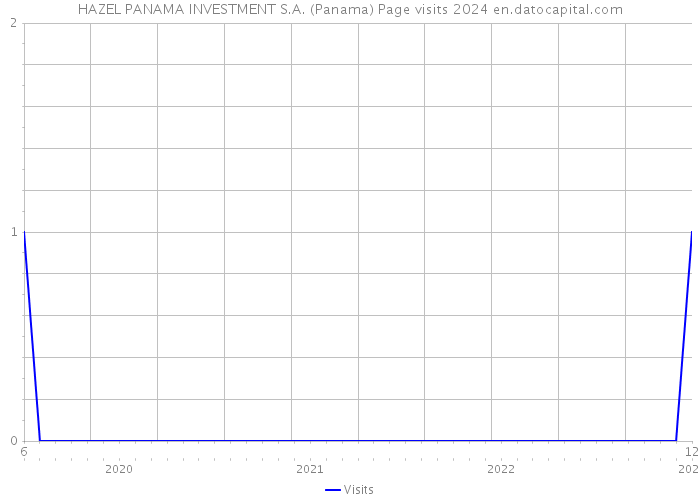 HAZEL PANAMA INVESTMENT S.A. (Panama) Page visits 2024 